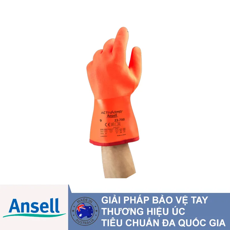 Găng Tay Cơ Khí Giữ Ấm Ansell Polar Grip 23-700