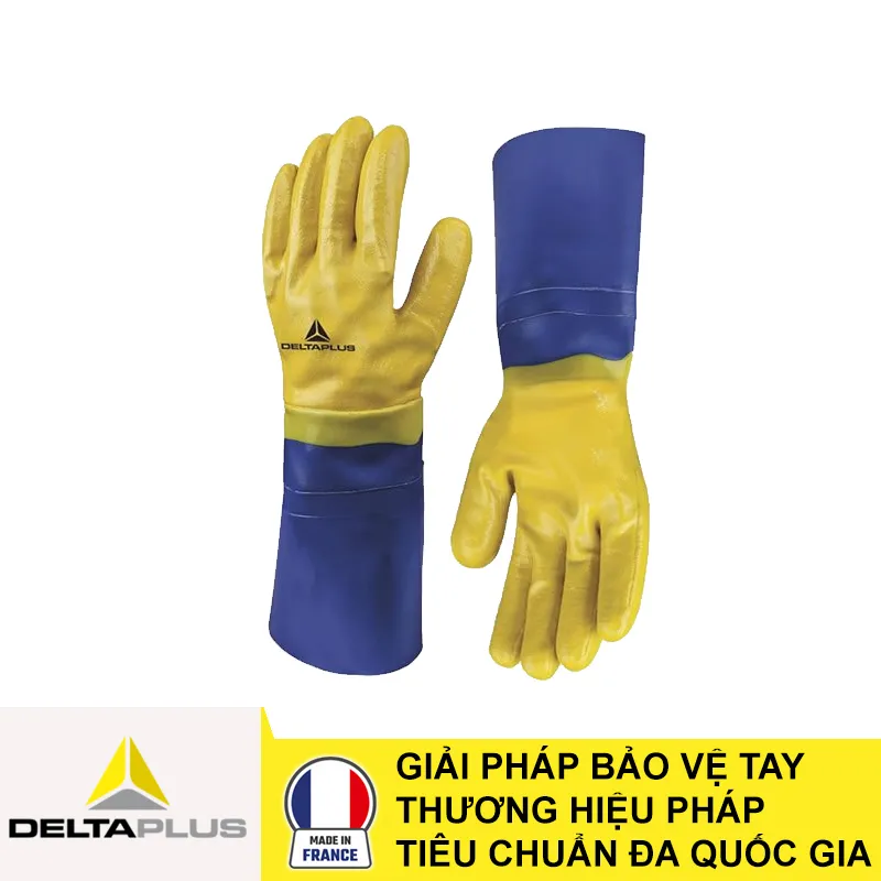 Găng Tay Chống Hóa Chất Delta Plus EOS OBM VV911