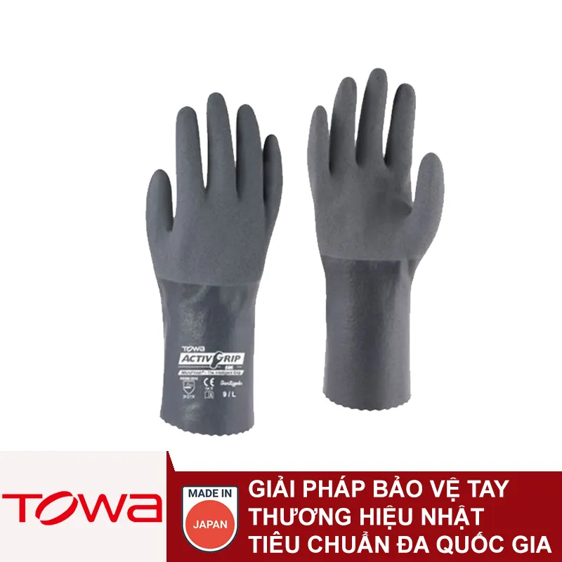 Găng tay chống cắt chống dầu Towa ActivGrip™ 586