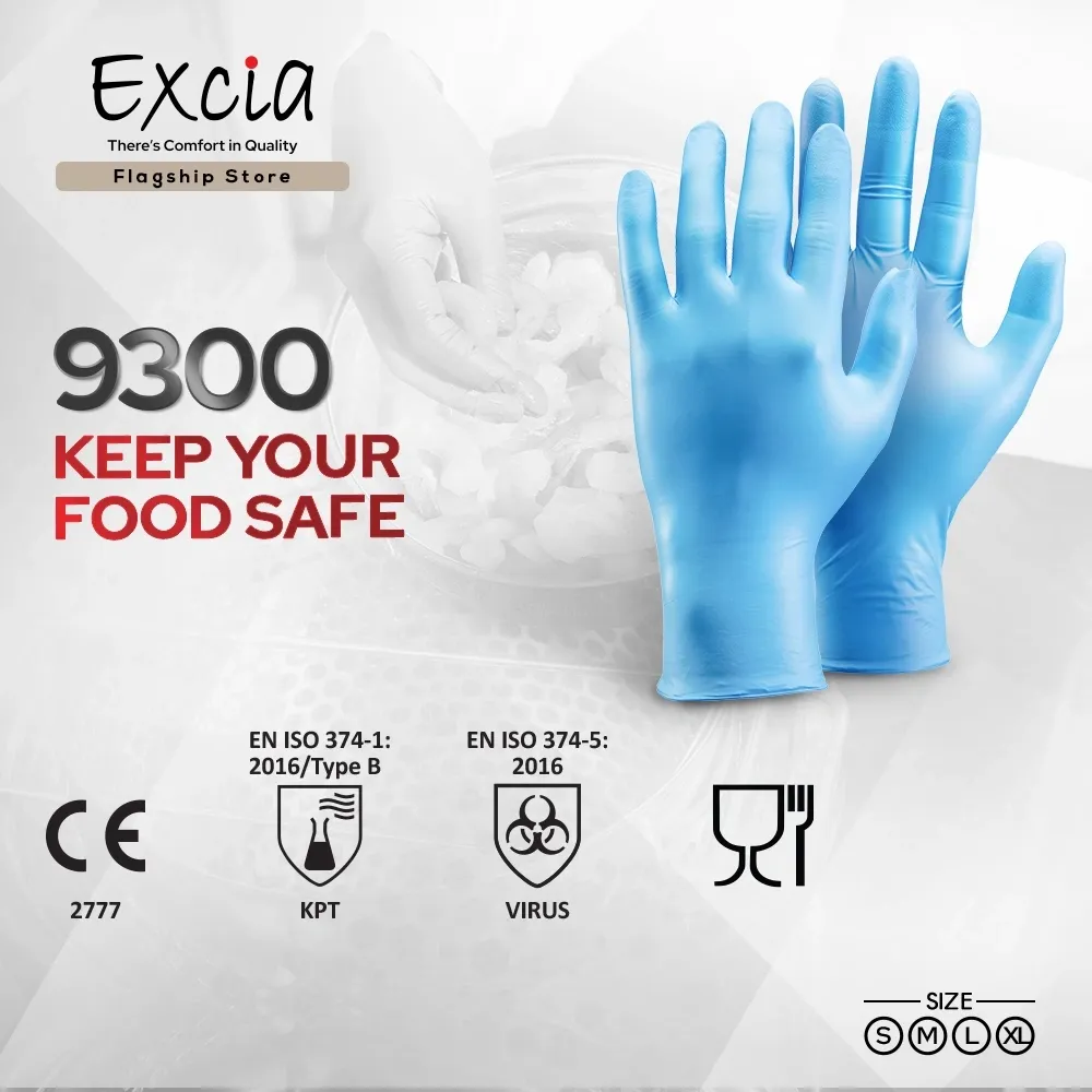 Găng tay dùng một lần xử lý thực phẩm Excia 9300 - ảnh 5