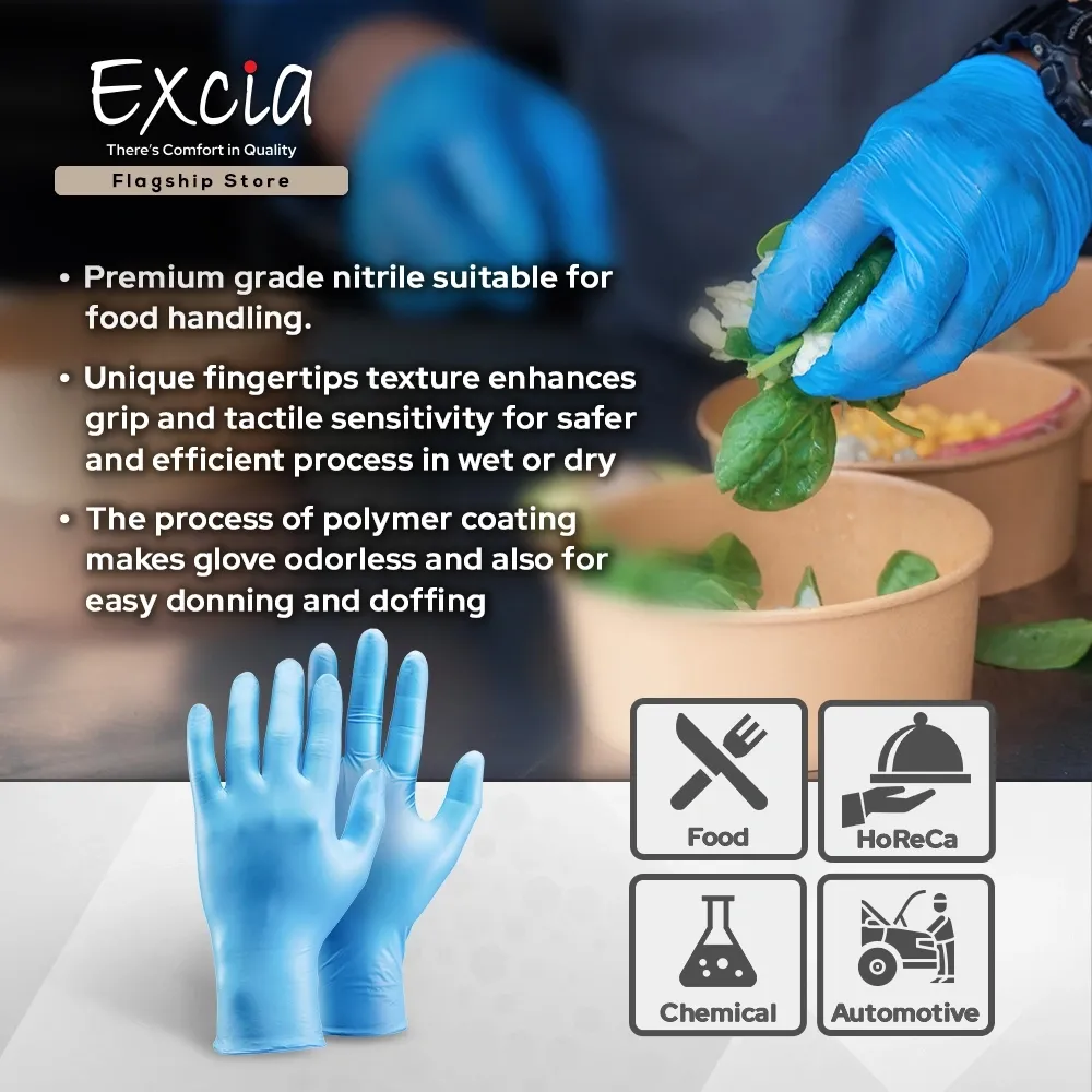 Găng tay dùng một lần xử lý thực phẩm Excia 9300 - ảnh 4