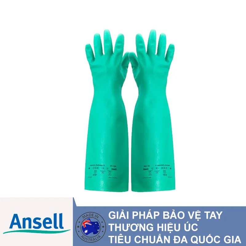 Găng Tay Chống Hóa Chất Ansell AlphaTec® Solvex® 37-185