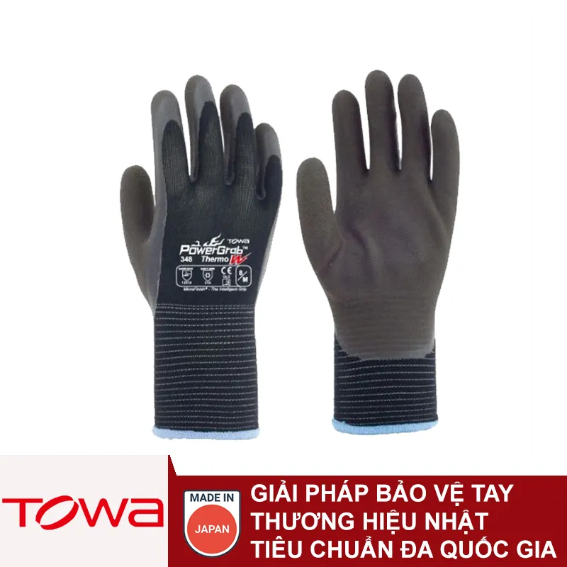 Găng tay chống cắt Towa PowerGrab® Thermo W 348 KHẢ NĂNG LÀM VIỆC TỐI ƯU