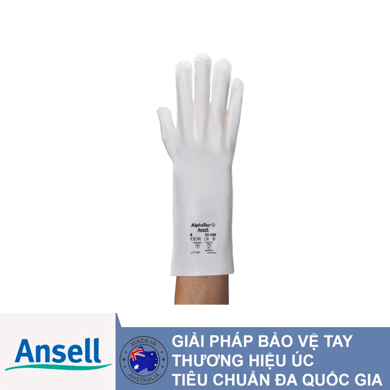 Găng Tay Chống Hóa Chất Ansell Barrier 2-100