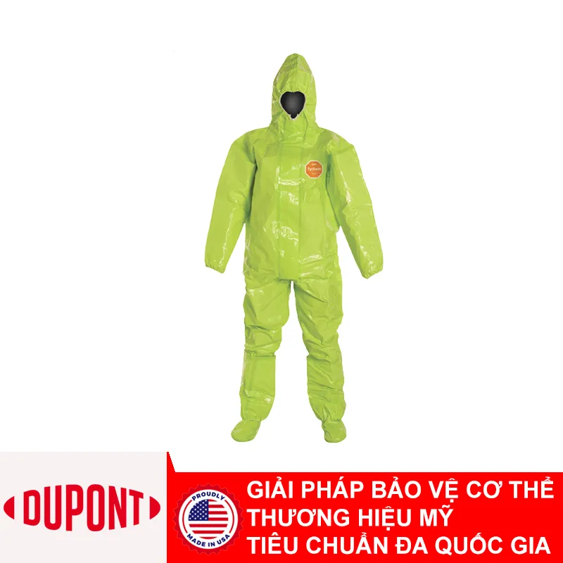 Bộ Quần Áo Chống Hóa Chất Dupont Tychem TK10000