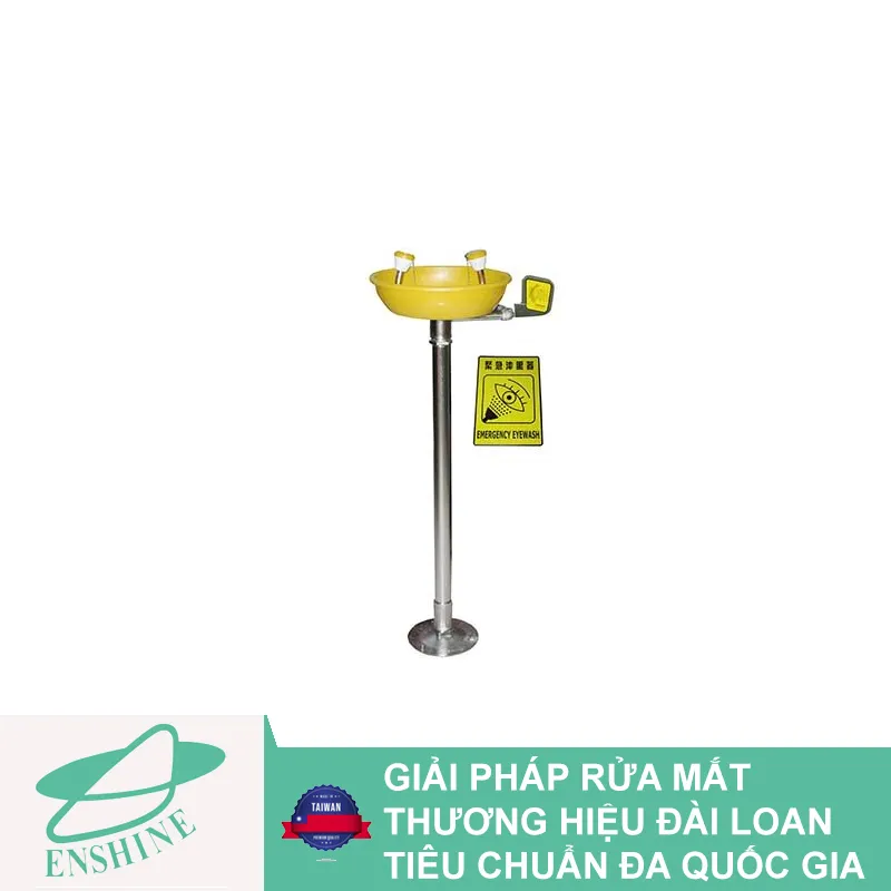 Bồn rửa mắt khẩn cấp gắn trụ ENSHINE EEW-F