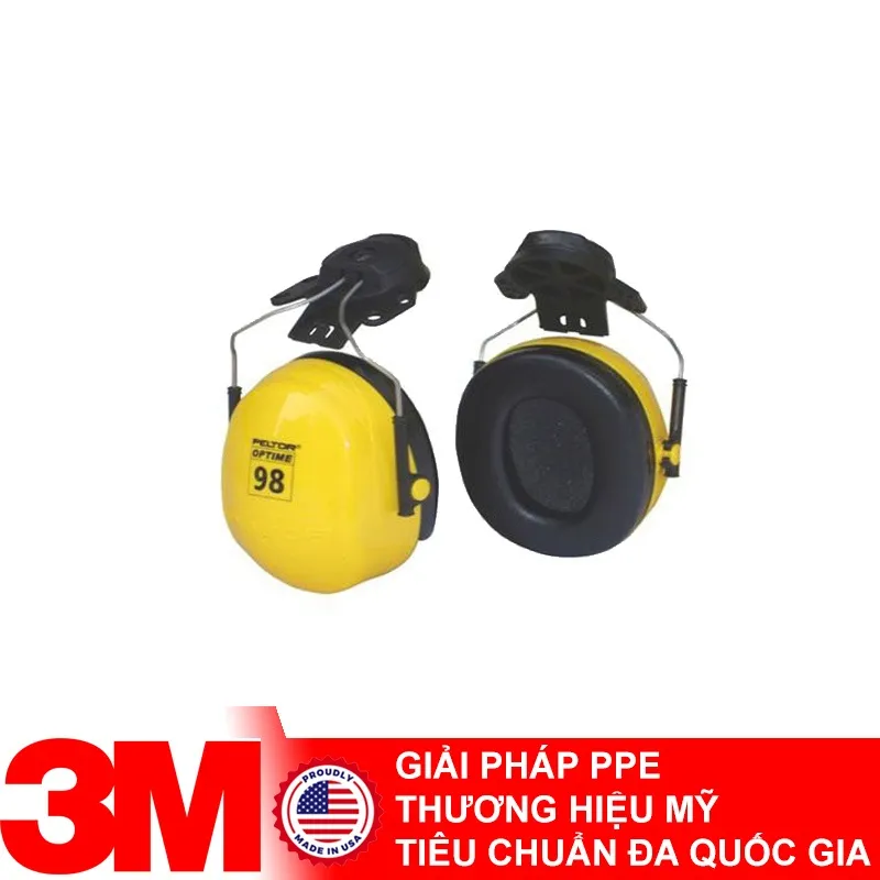 Chụp Tai Chống Ồn 3M H9P3E Gắn Nón