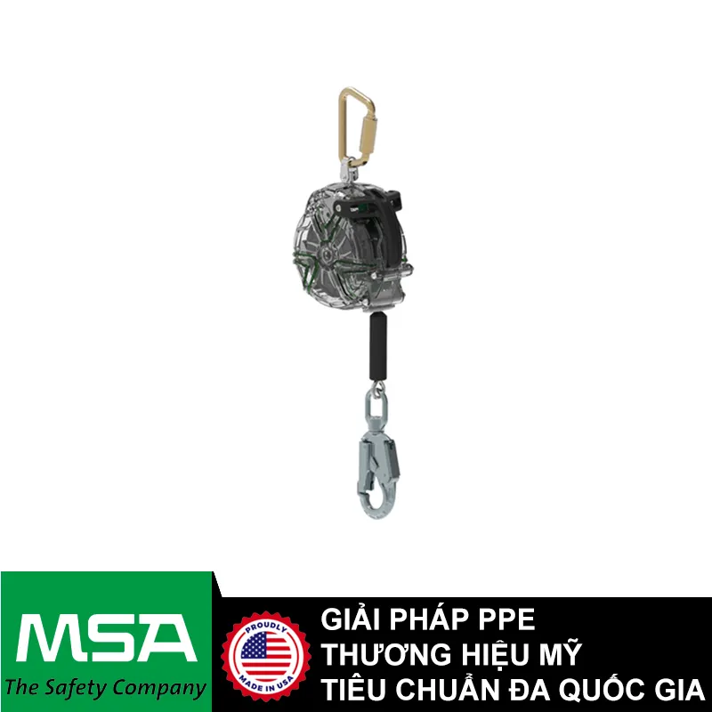 Cuộn Dây Cáp Hãm Tự Động Thép 6m MSA V-TEC 63306-00AEU