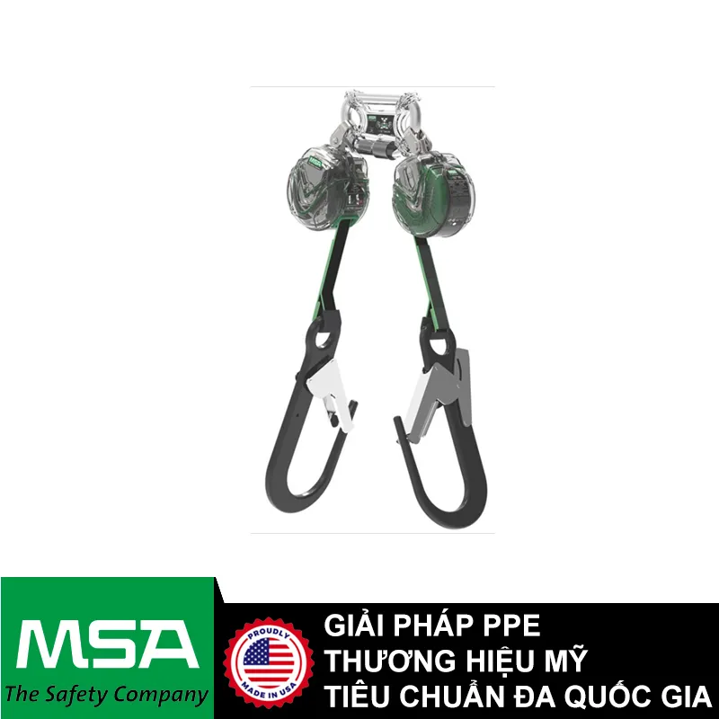 Cuộn Dây Cáp Hãm Tự Động Đôi 1.8m MSA 63111-00SEU