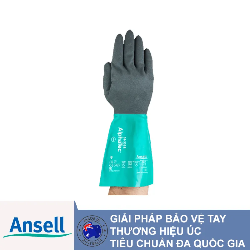 Găng Tay Chống Hóa Chất Ansell AlphaTec 58-535B