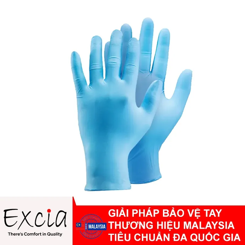 Găng tay dùng một lần Excia 9500 chất liệu Nitrile