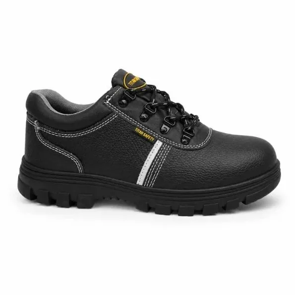 Giày bảo hộ lao động Titan RB cổ thấp mũi thép lót chống đinh chính hãng màu đen