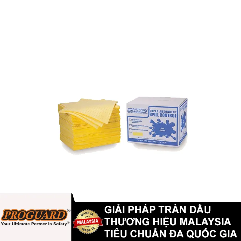 Giấy thấm hút hóa chất, kích thước 41x 51cm Proguard HOS-LMT4002