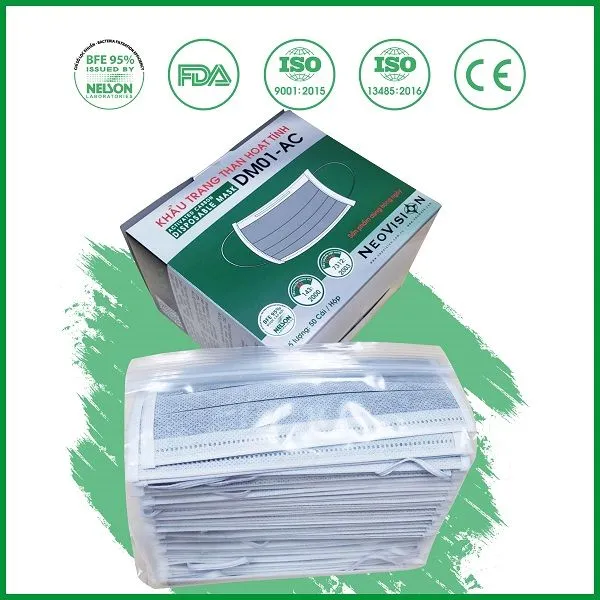 Khẩu trang than hoạt tính dùng 1 lần Neomask DM-01 - ảnh 2