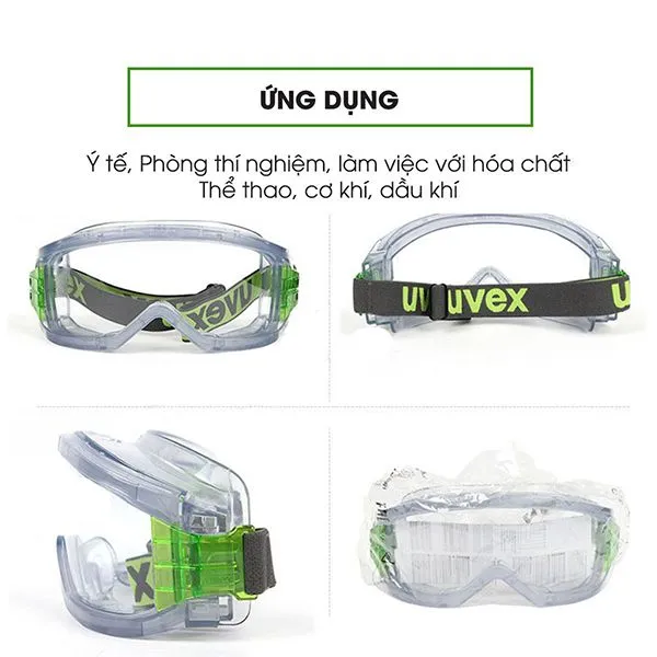 Kính Bảo Hộ Chống Hóa Chất UVEX 9301906 - ảnh 2