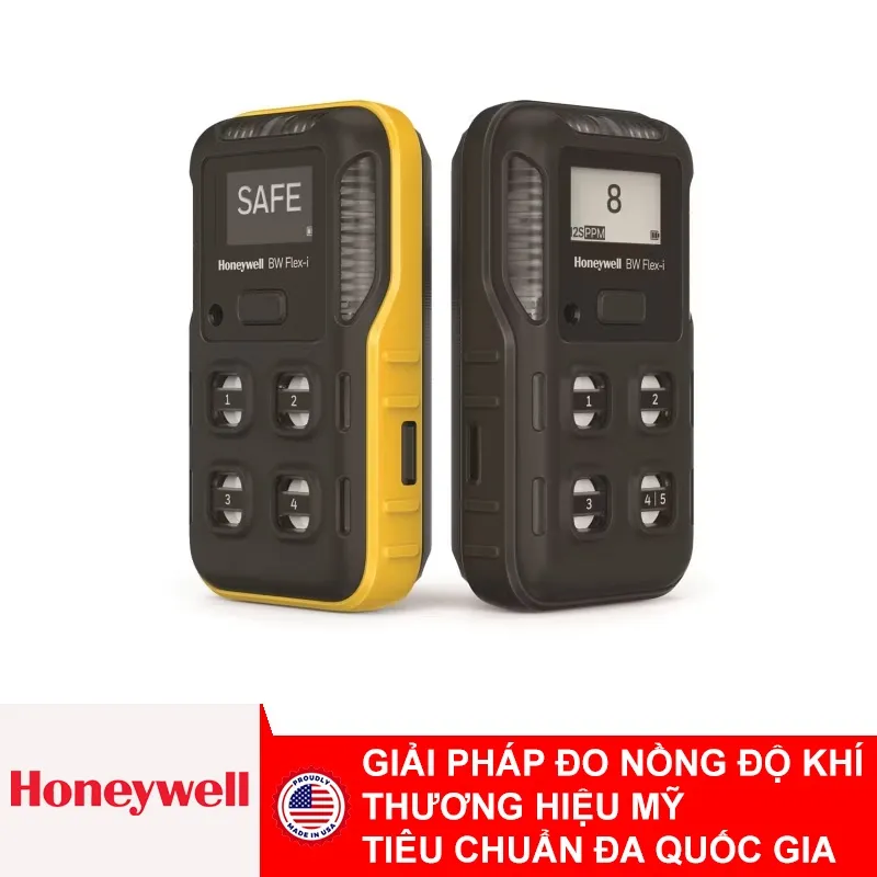 Máy dò đa khí Honeywell BW™ Flex (O2,LEL,CO,H2S,SO2)