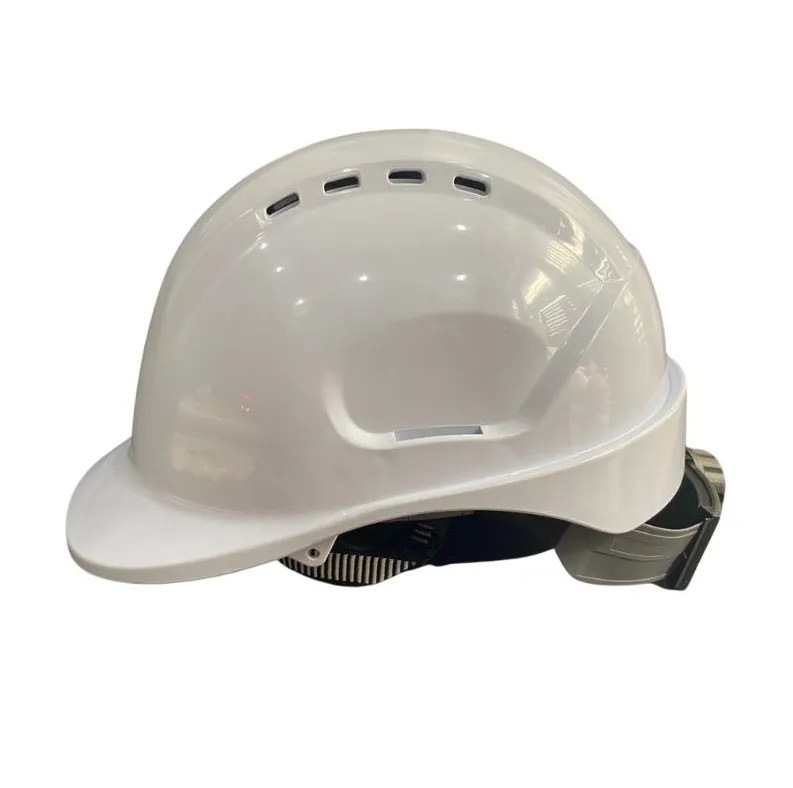 Toàn cảnh nón bảo hộ Safetyman GM16 nhựa ABS có lỗ thông gió màu trắng chính hãng MT Safety