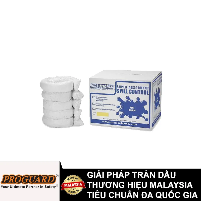 Phao thấm hút hóa chất, kích thước 7,6 x 360cm Proguard BOS-SOC7636