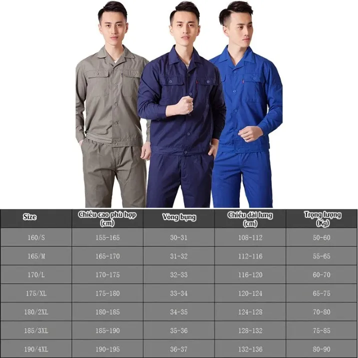 Quần Áo Bảo Hộ Kaki 65/35