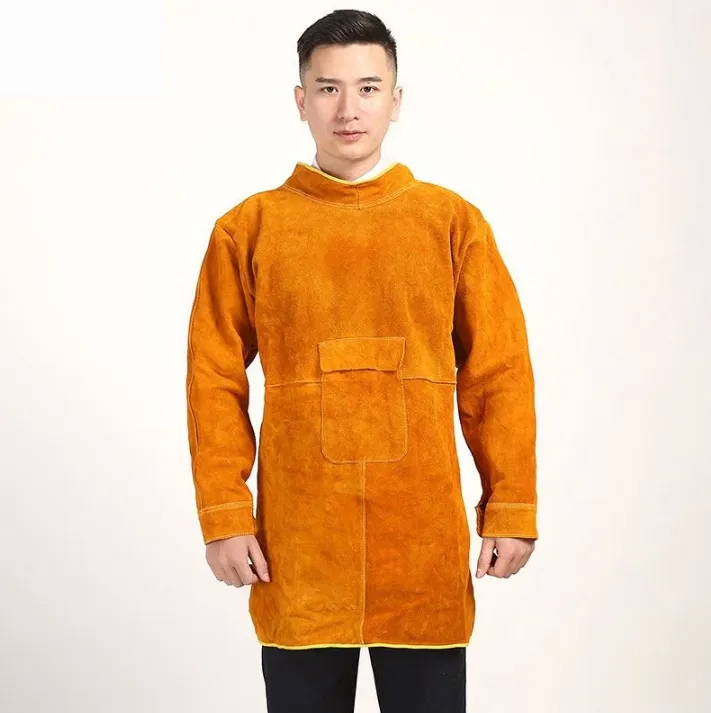 Áo Khoác Chịu Nhiệt Da Bò