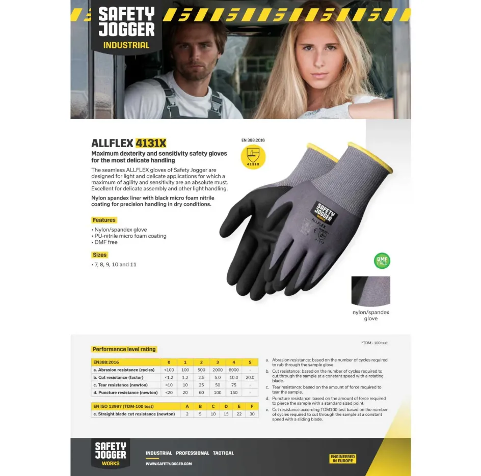 Găng Tay Sợi Safety Jogger ALLFLEX - ảnh 4