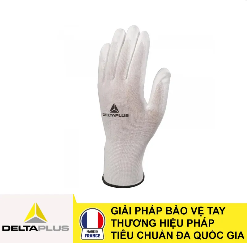 Găng Tay Phủ PU Delta Plus VE702P