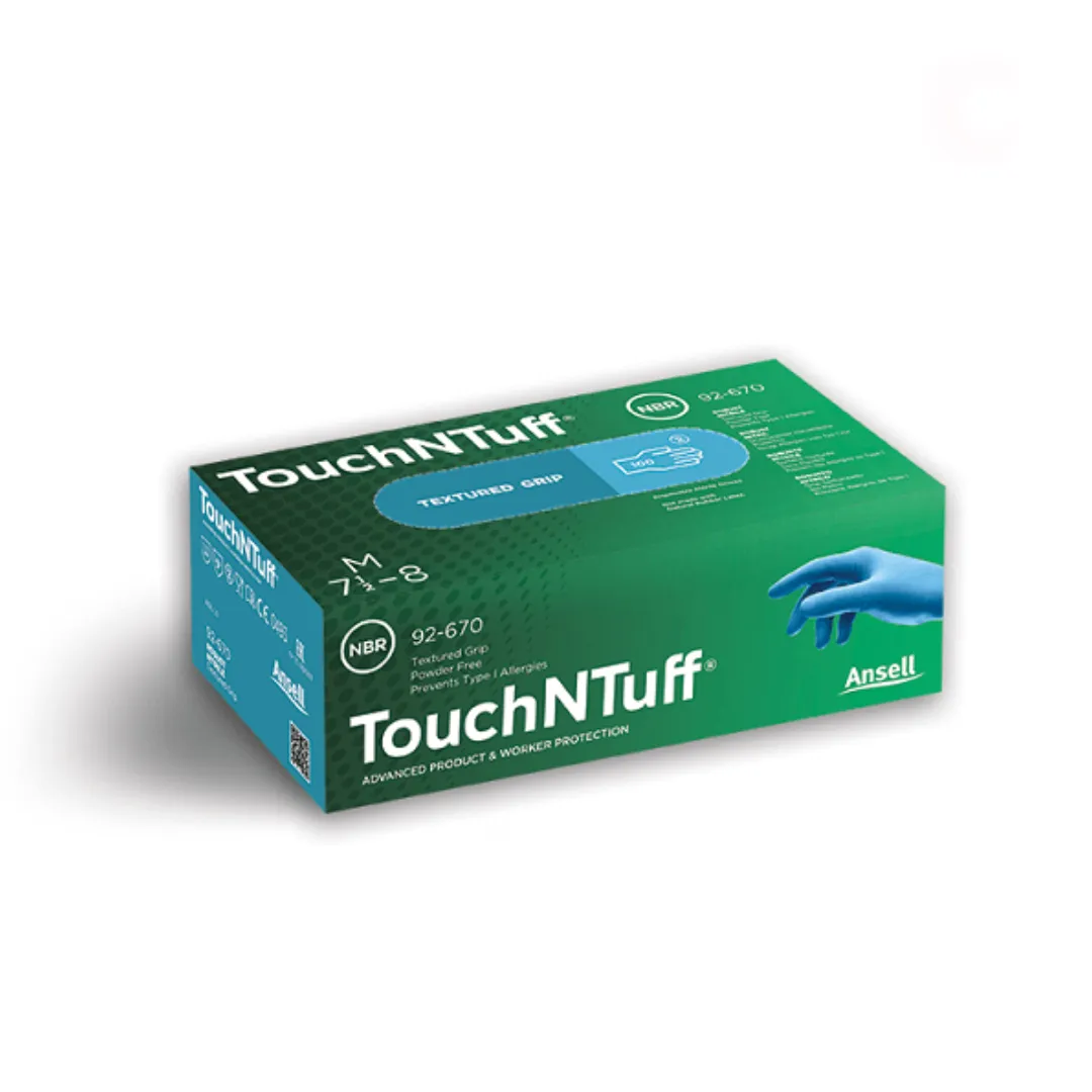 Găng Tay Nitrile Không Bột Ansell TouchNTuff 92-670 - ảnh 2