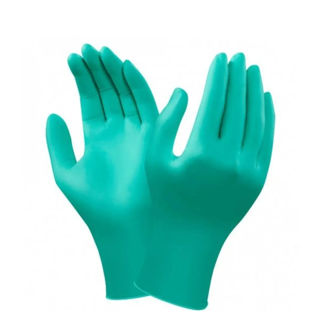 Quy cách đóng gói hộp găng tay Ansell TouchNTuff 92-600 với đầy đủ tem tiêu chuẩn EN ISO 374 và FDA