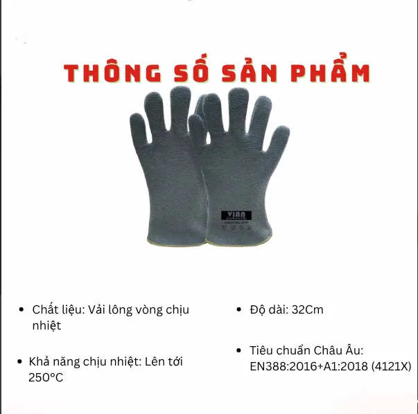 Găng Tay Chịu Nhiệt VIAN V25032 - ảnh 2