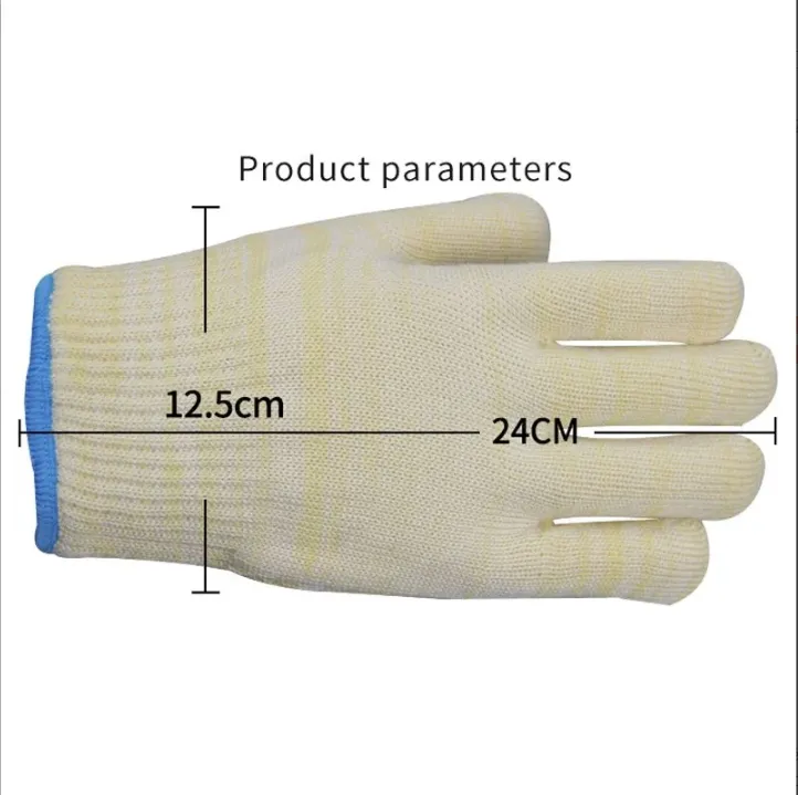 Găng Tay Chịu Nhiệt Lò Nướng Aramid 250 Độ C Dài 24cm - ảnh 4