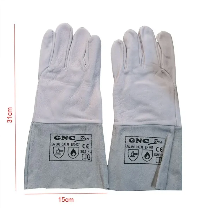Chiều dài 30cm bảo vệ cổ tay chống tia lửa xỉ hàn găng tay GNC Safety