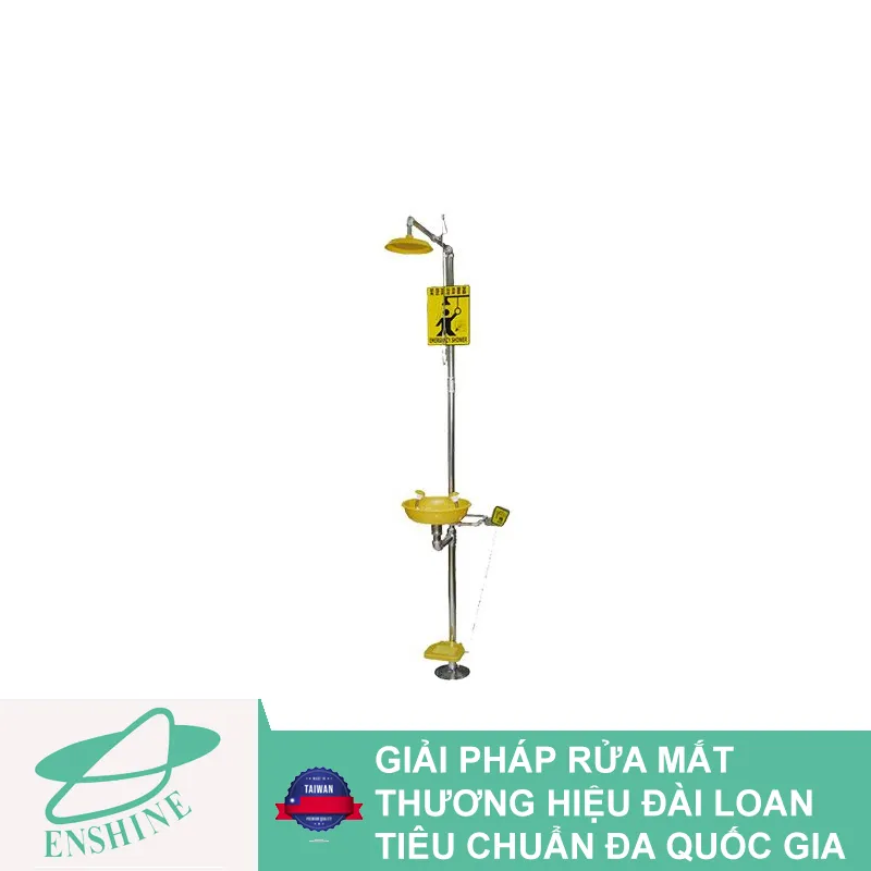 Thiết bị tắm và rửa mắt khẩn cấp có bàn đạp ENSHINE ESE