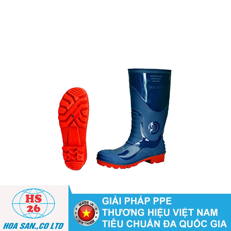 Ủng Mũi Thép Hoa San U10MT-XA
