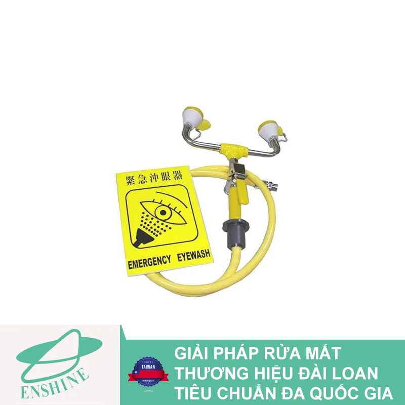 Vòi rửa mắt gắn bàn khẩn cấp gắn bàn 2 vòi ENSHINE EEW-DM2