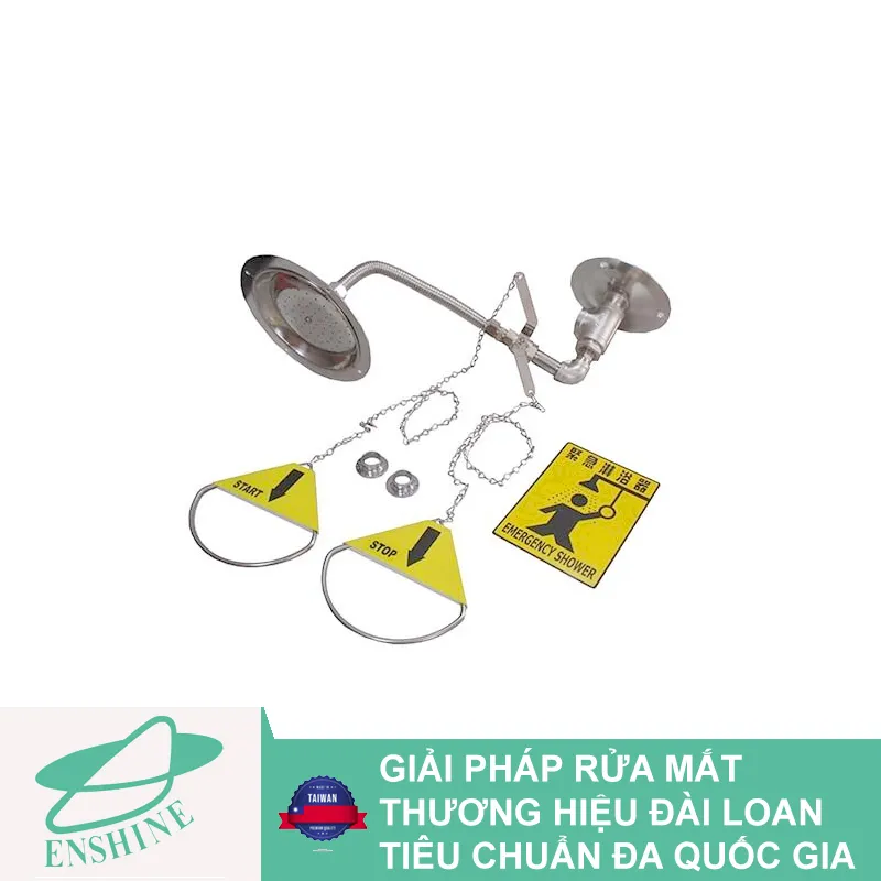 Vòi tắm khẩn cấp gắn âm trần ENSHINE EW-RD