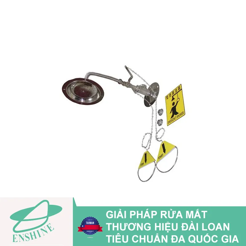 Vòi tắm khẩn cấp gắn âm tường ENSHINE ES-WD