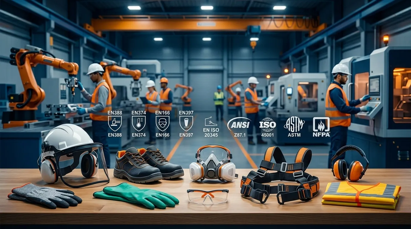 PPE theo tiêu chuẩn quốc tế - Hướng dẫn lựa chọn thiết bị bảo hộ chuẩn EN ANSI ISO
