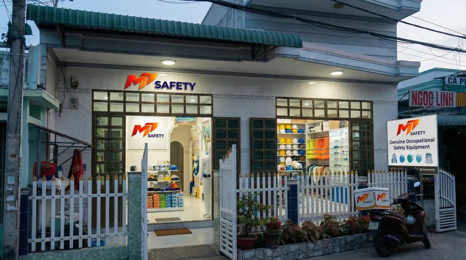 Kho thiết bị bảo hộ lao động chính hãng MT Safety tại xã Vĩnh Hải Khánh Hòa