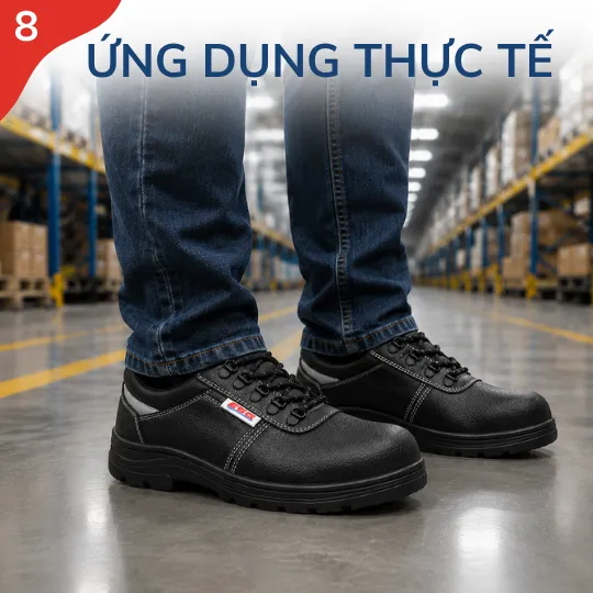 Giày bảo hộ lao động và găng tay chính hãng giao ngay tại Vĩnh Hải