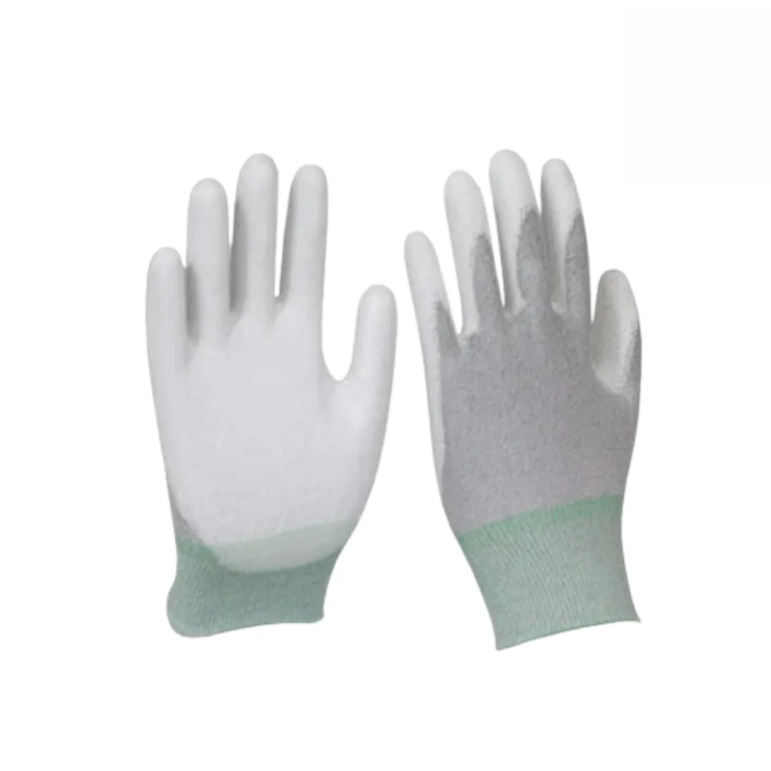 Găng tay chống tĩnh điện BA2305SP phủ PU lòng bàn tay chống mài mòn đóng gói linh kiện điện tử
