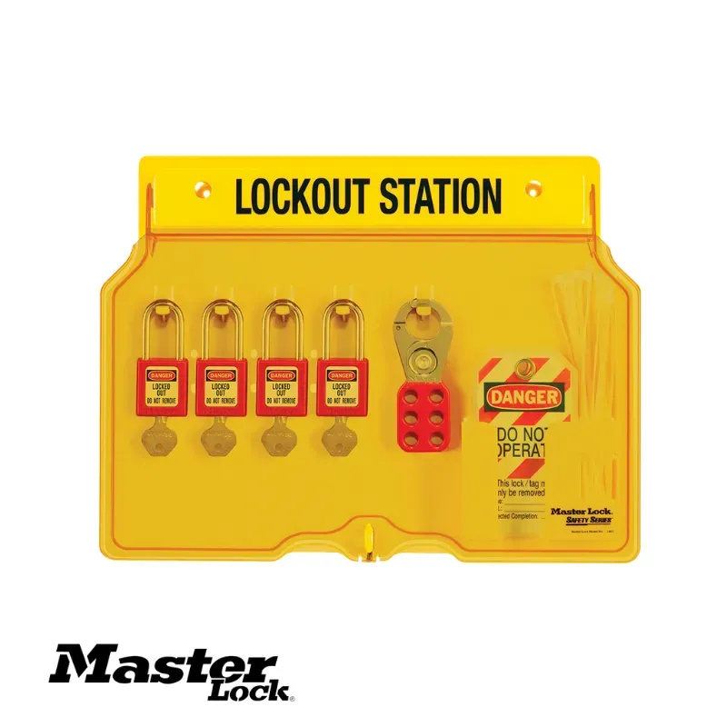 Trạm Khóa An Toàn Lockout Tagout Treo Tường MasterLock 1482BP410