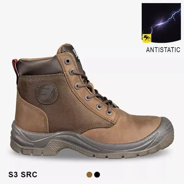 Giày bảo hộ da bò lộn phượt công trình Safety Jogger Dakar S3