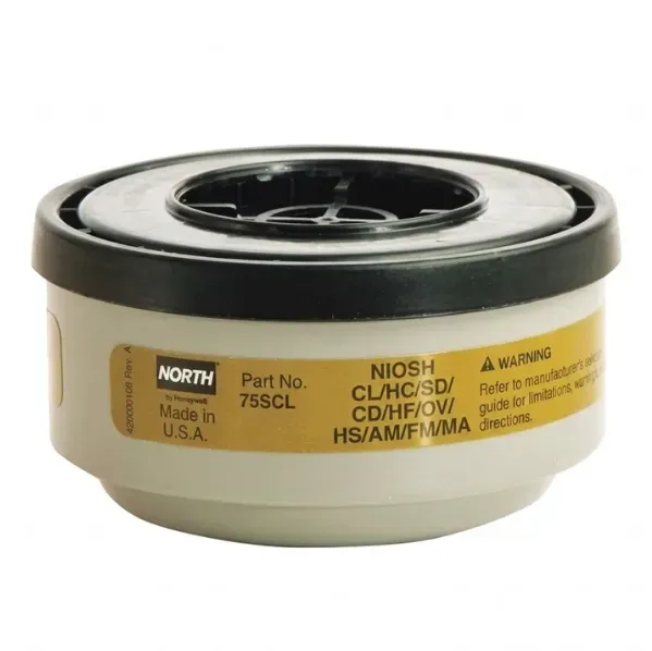 Phin lọc đa khí độc Honeywell North 75SCL chứng nhận NIOSH Approved của Mỹ