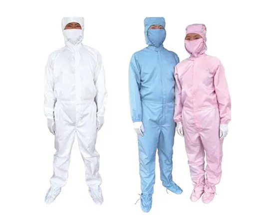 Quần áo phòng sạch chống tĩnh điện dệt sợi carbon chất lượng cao tại MT Safety